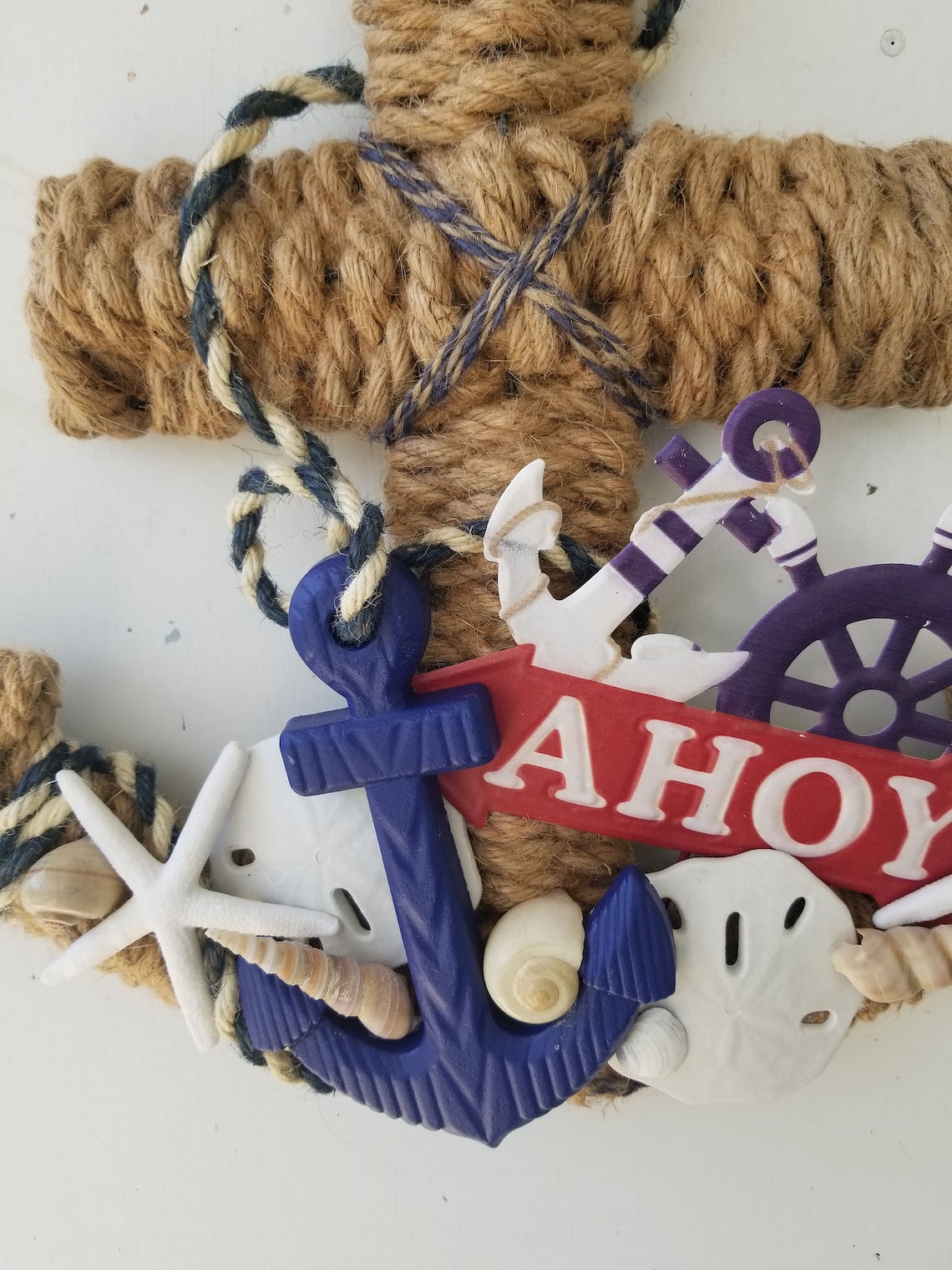 Nautical Wall Decor Anchor Door Decor Coastal Beach Nautical Etsy