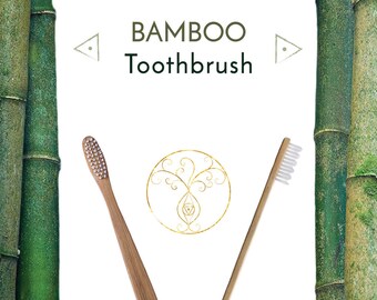 Bamboo Toothbrush : Product for Oral Hygiene (Sustainable, Eco- friendly, Biodegradable, Organic)