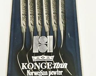 Konge Tinn Royal Pewter Viking Spoon - Norway - Etsy