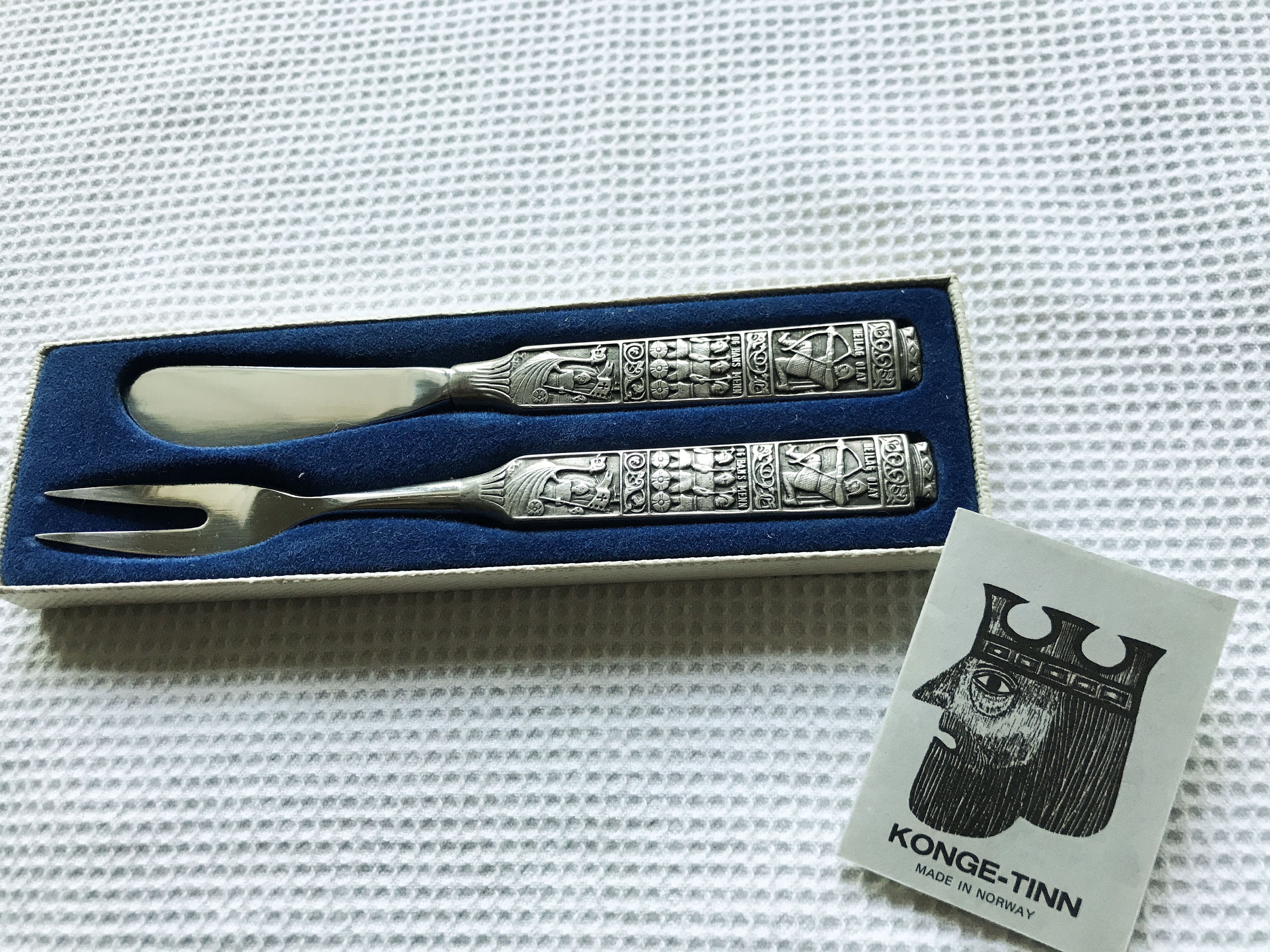 Konge Tinn Norwegian Pewter Flatware - Etsy Canada