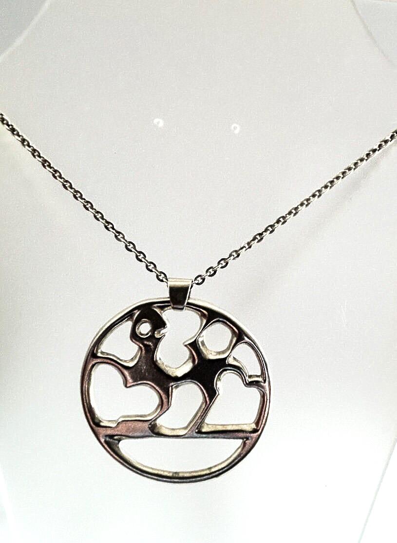 Vtg Signed Juhls Kautokeino Sterling 925 Modernist Necklace