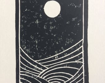 Linoprint "Cabo de Hornos »