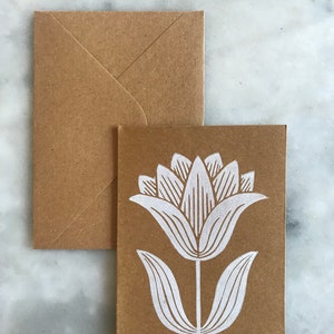 Carte « Tulipe » (à l’unité)