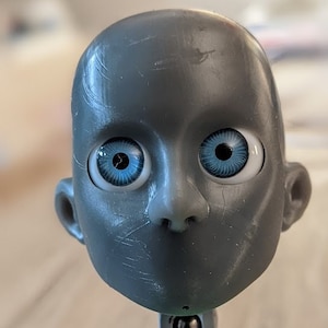 Stop Motion Head Kit w/ multiple Faces, Eyes, and Sticker Mouths