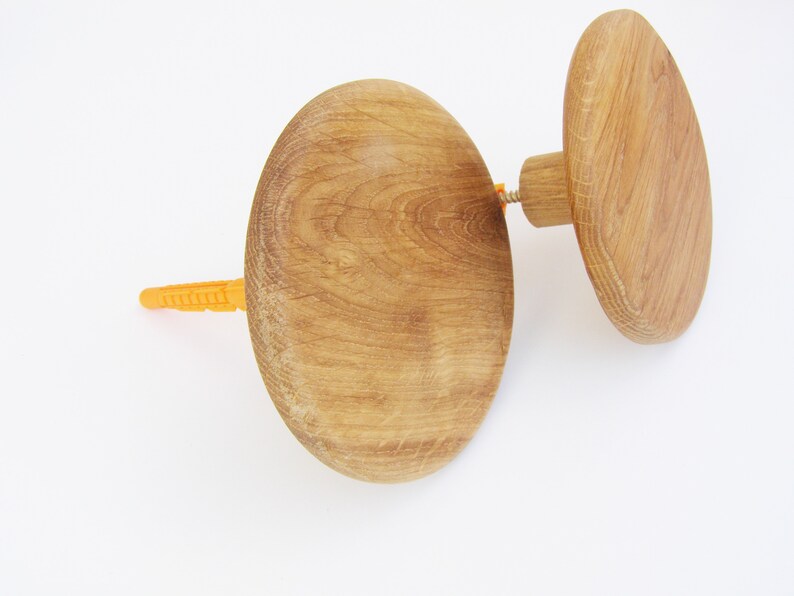 Wooden wall hook wooden hook round hooks shawl Hooks Etsy