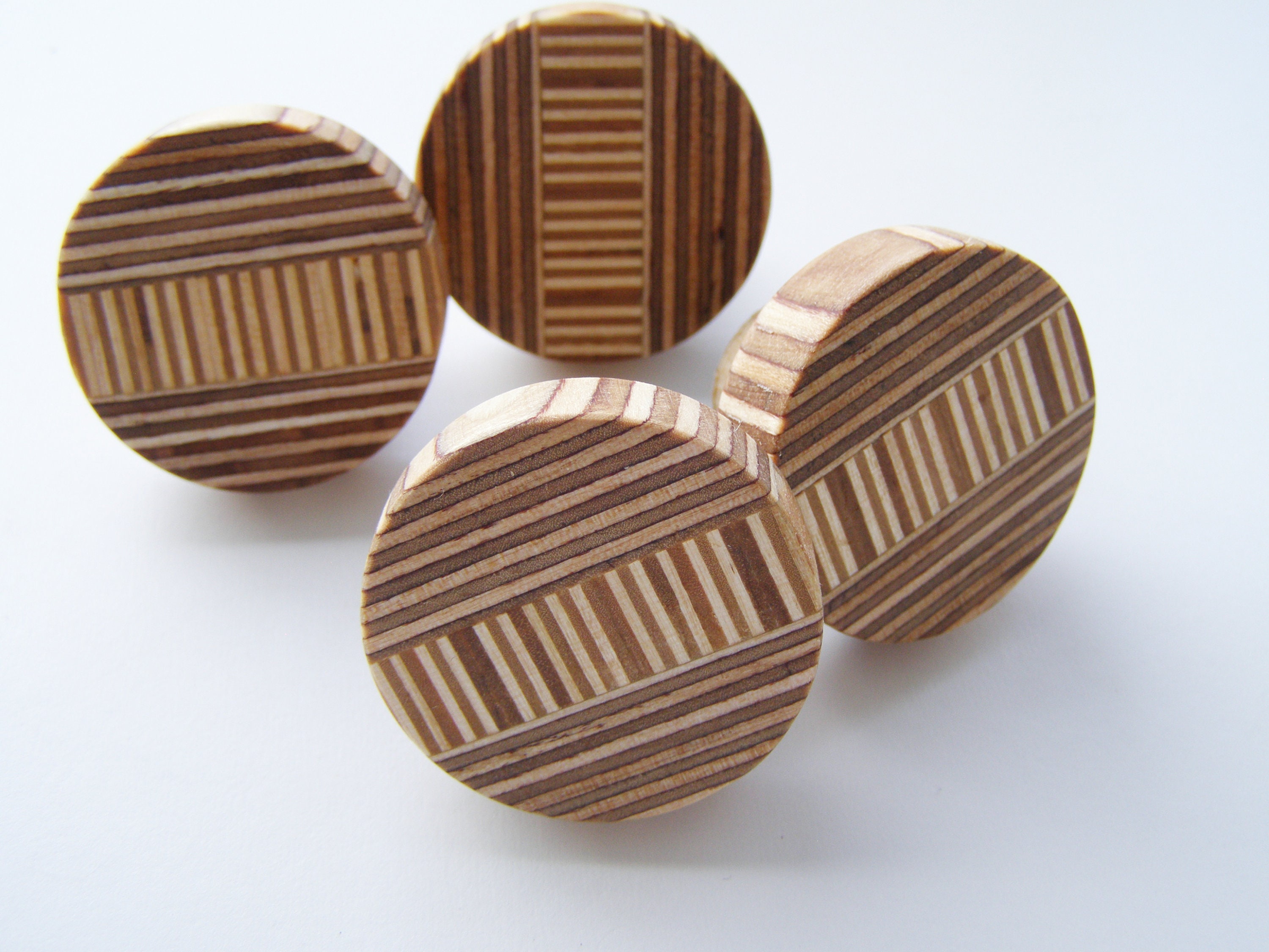 Round wooden handles round handles modern handles wooden Etsy