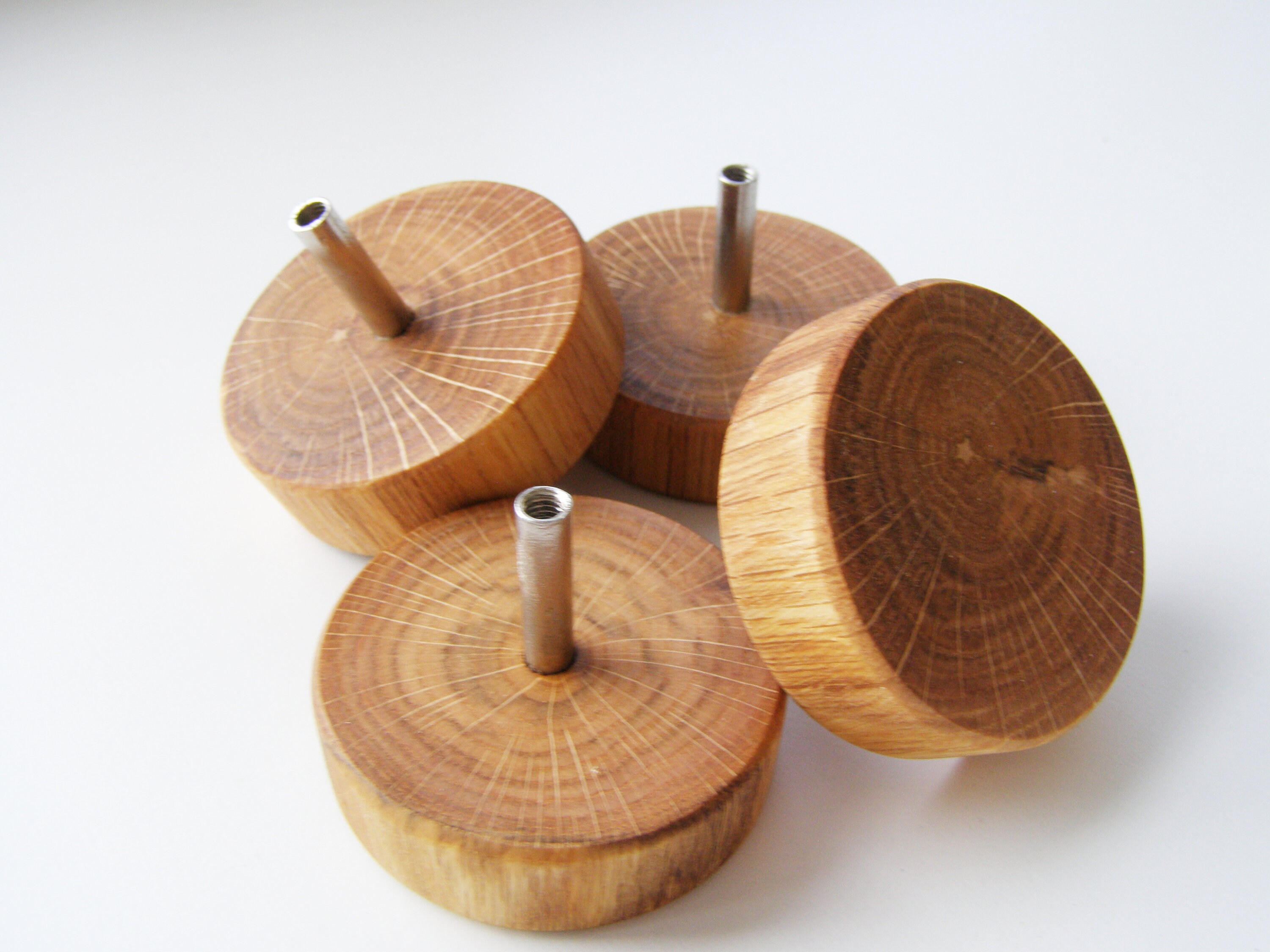 Wooden handles oak drawer handles rustic drawer Etsy