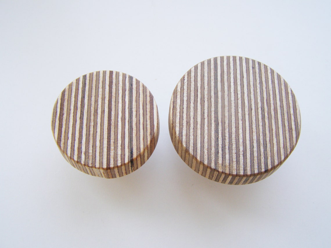 Round wooden handles round handles modern handles wooden Etsy