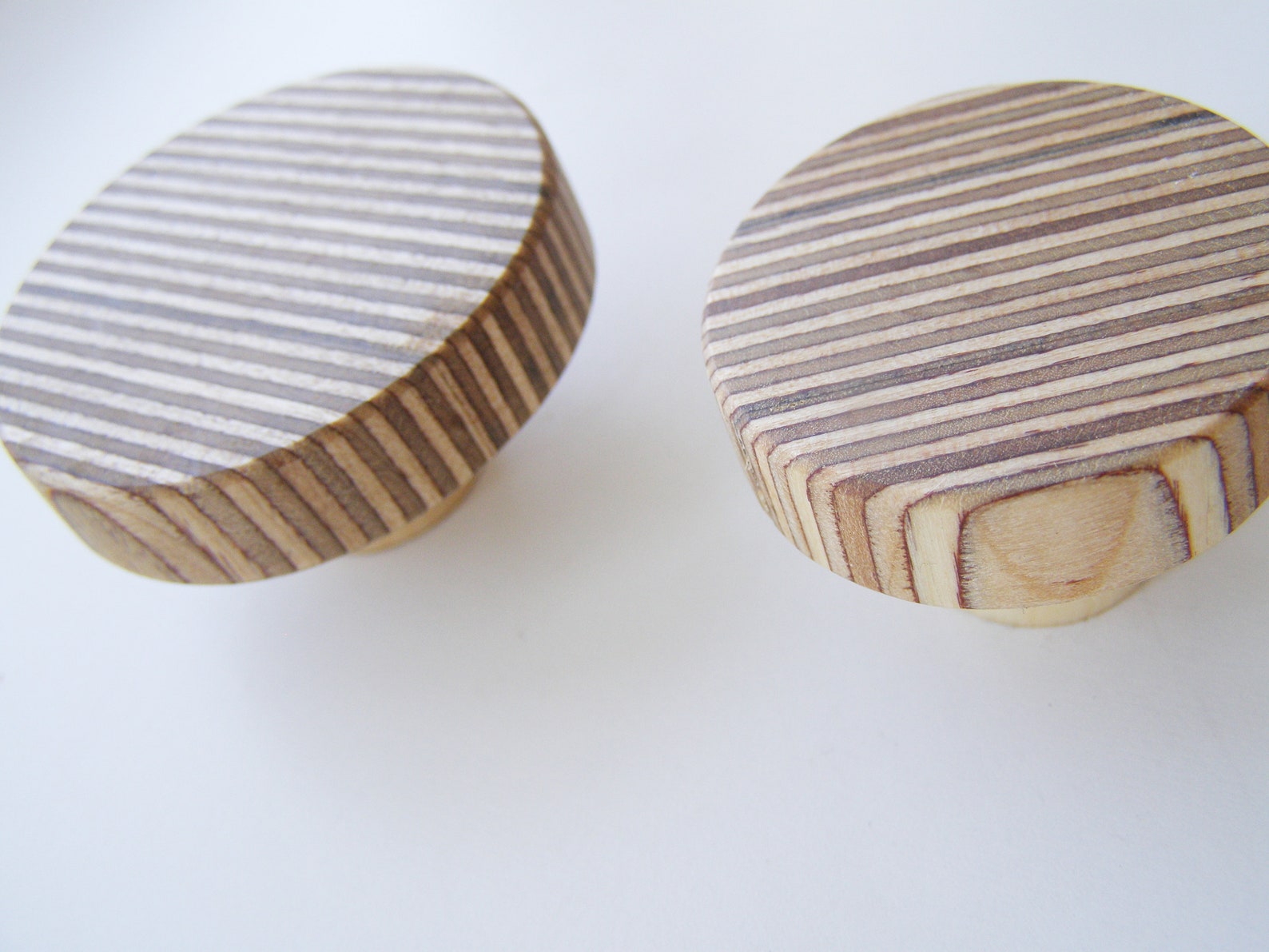 Round wooden handles round handles modern handles wooden Etsy