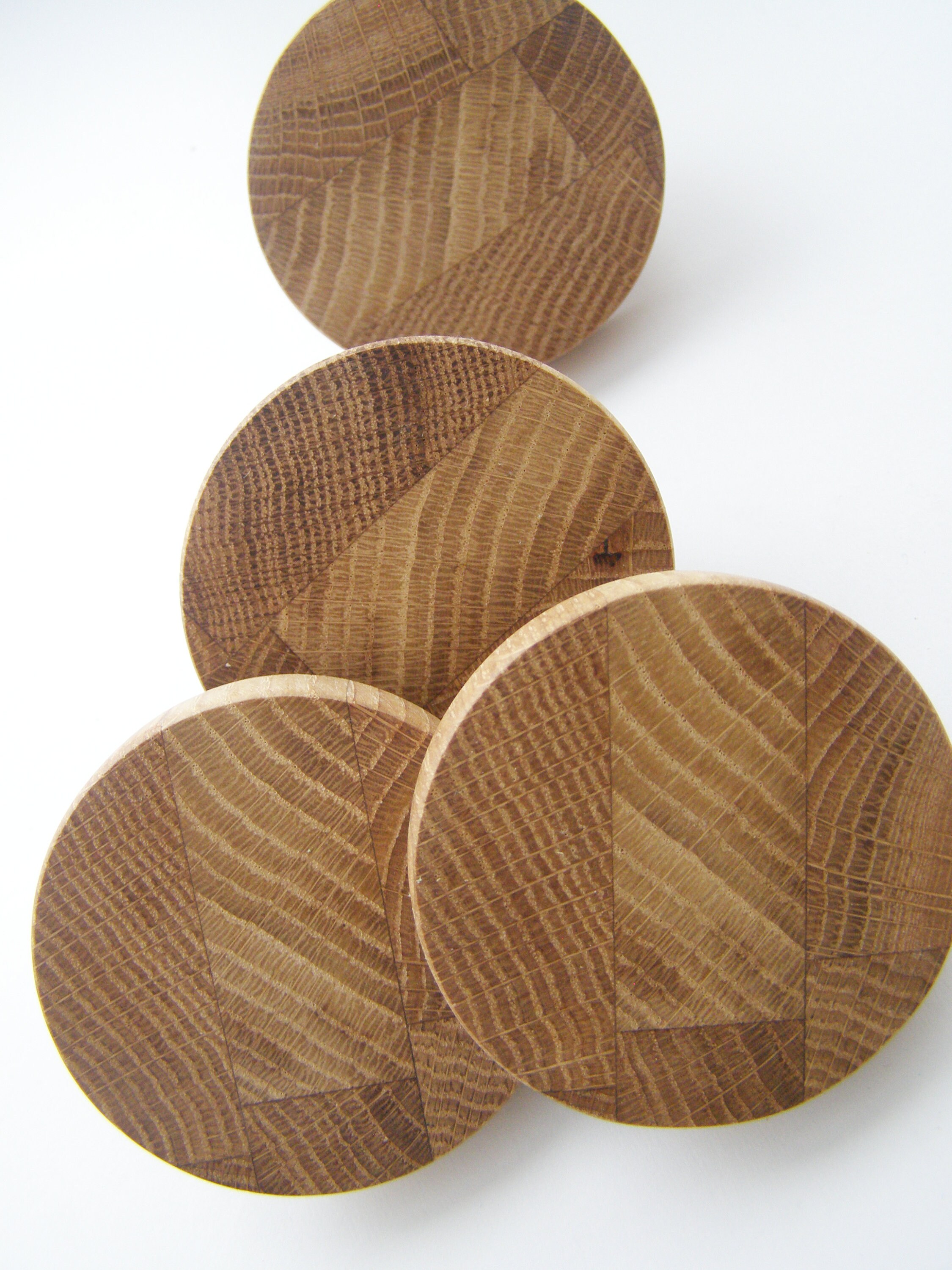 Round oak handles round handles modern handles wooden Etsy
