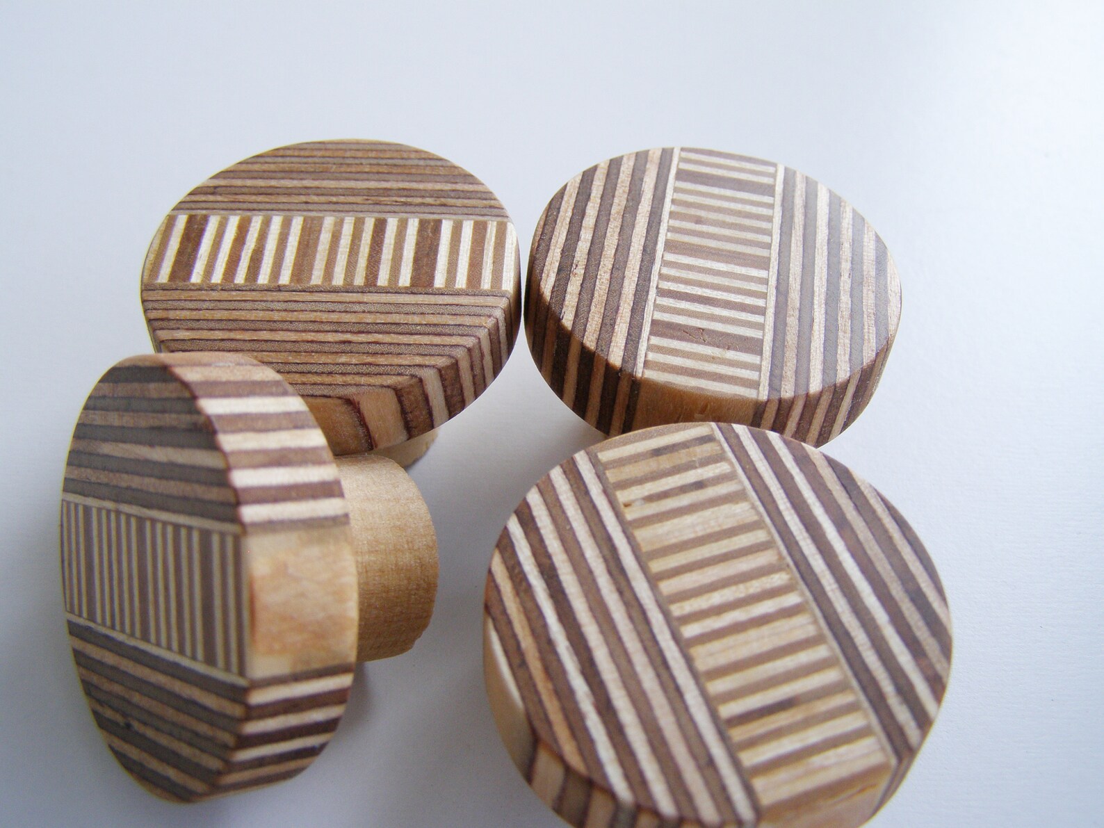 Round wooden handles round handles modern handles wooden Etsy