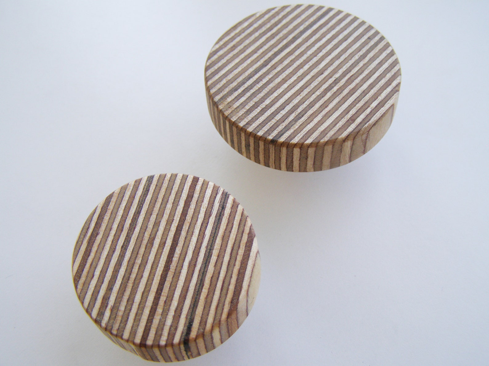 Round wooden handles round handles modern handles wooden Etsy