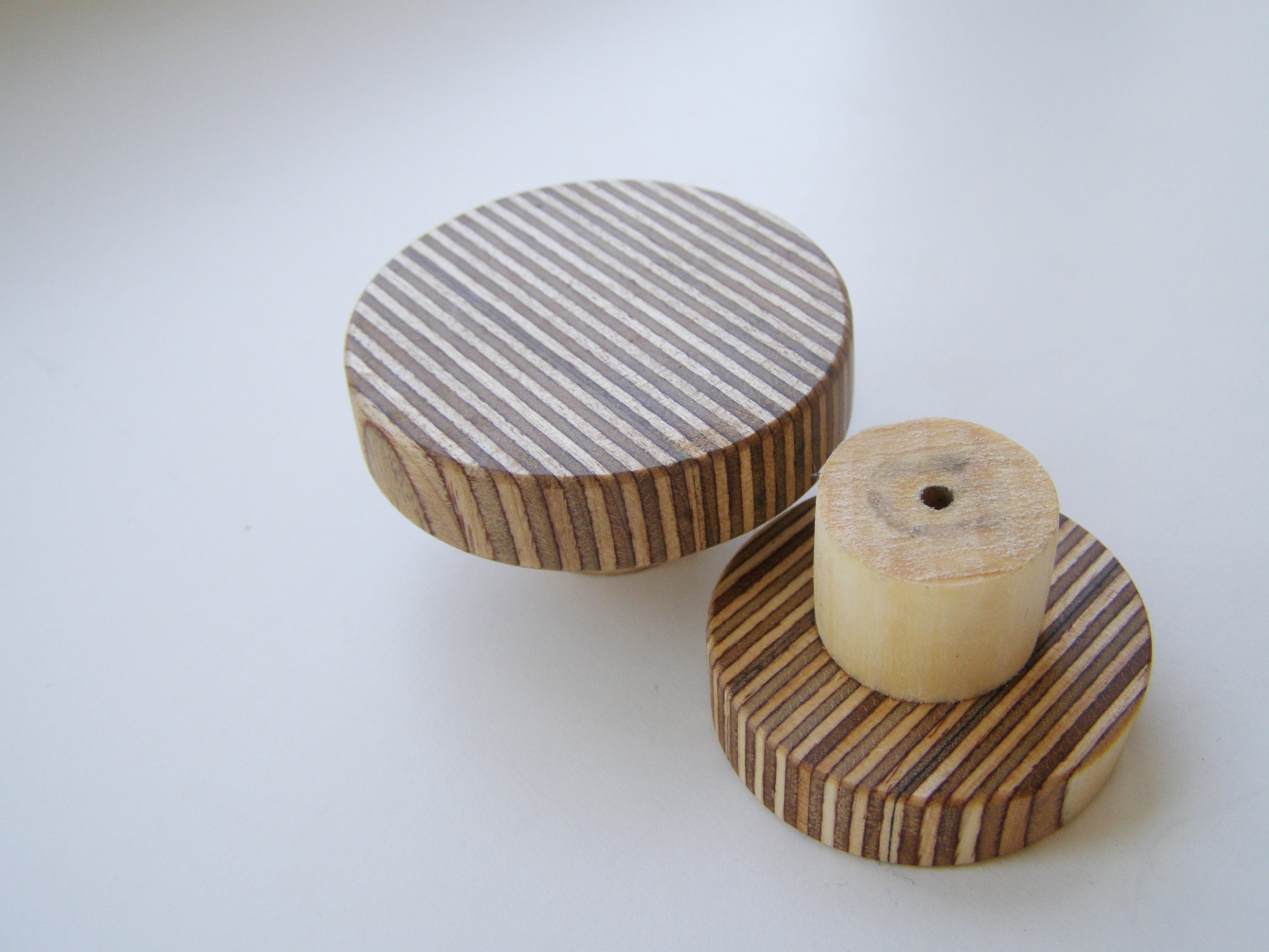 Round wooden handles round handles modern handles wooden Etsy