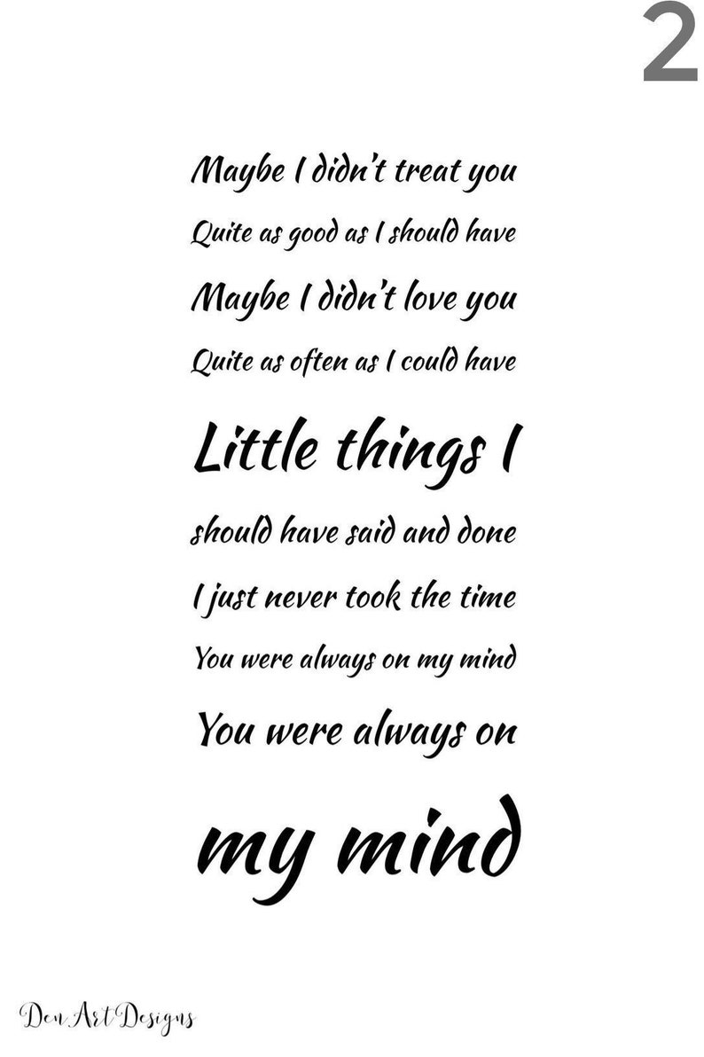 Always on My Mind