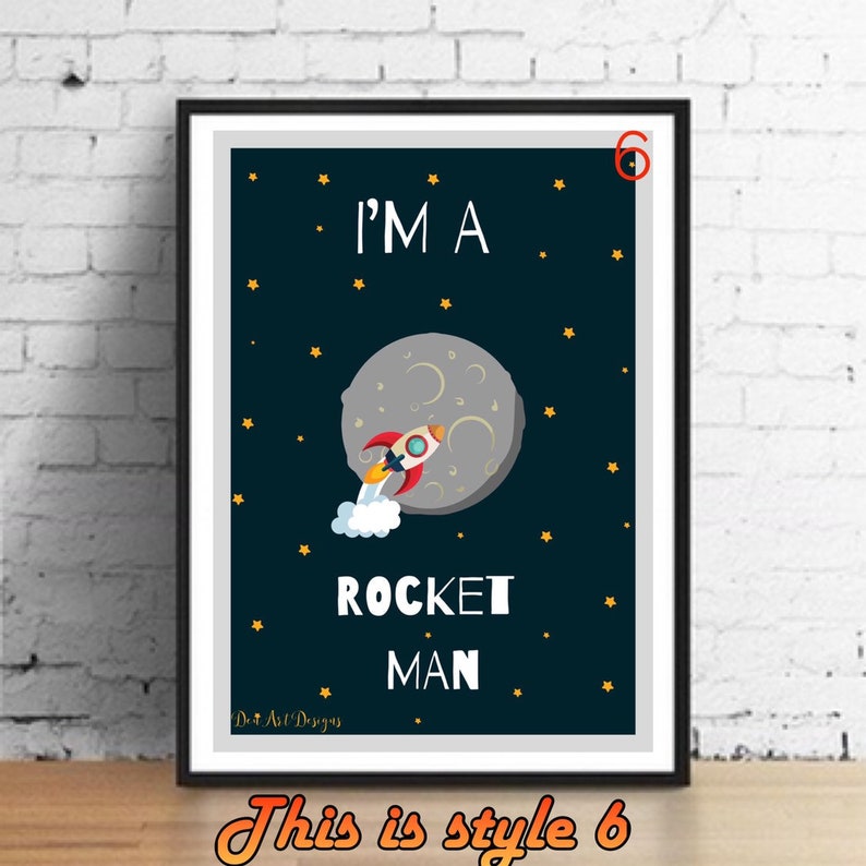 motivo Calendario da parete 2020 Rocket Man