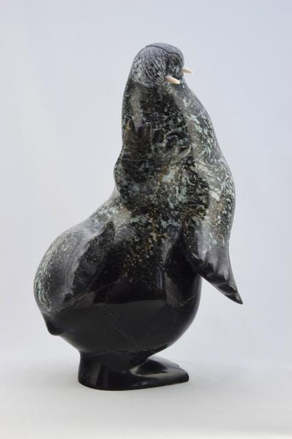 イヌイット ヴィンテージ文化 彫刻 2点セット 【公式通販】