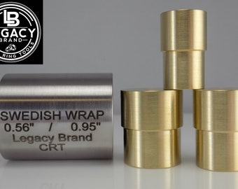 MINI Swedish Wrap Die (0.95" x 0.56") with 3 Double Sided Brass Push Rods