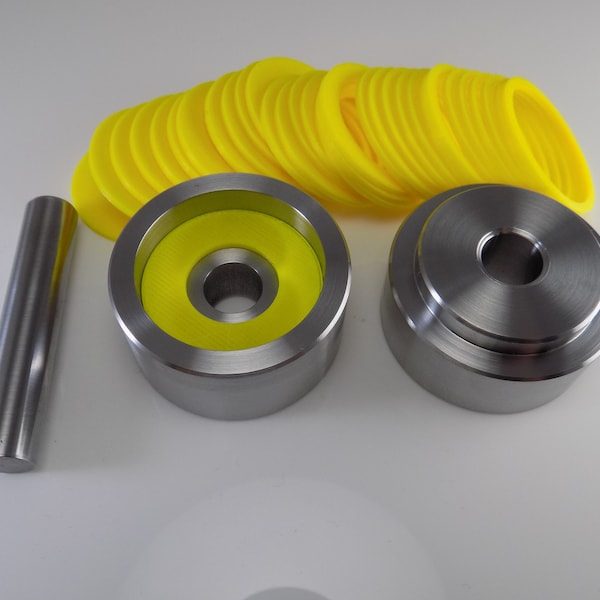 Coin Ring Punch and Spacer Set Center Punch 1/2" holes in hundreds of different coins Legacy Brand