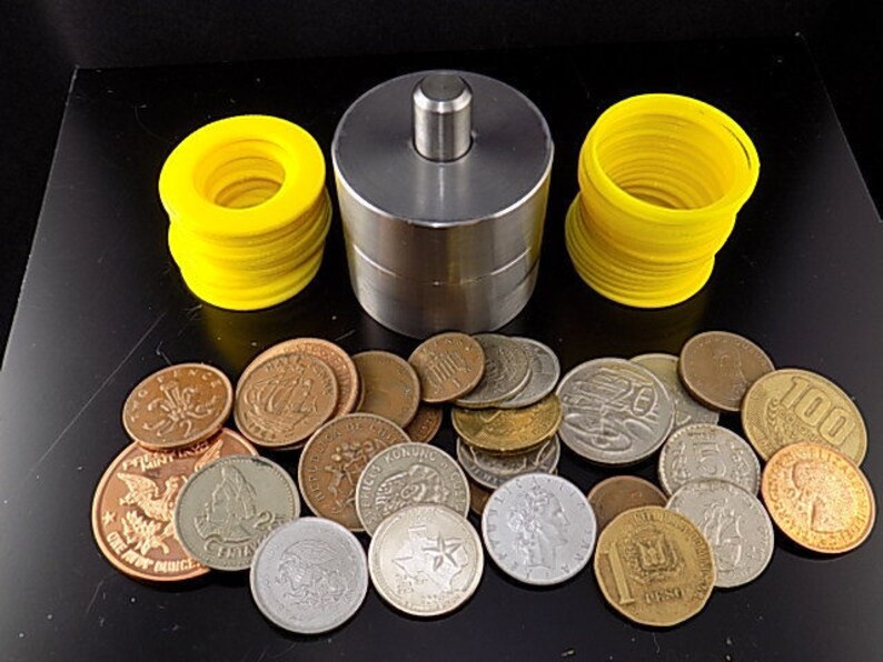 Coin Ring Punch and Spacer Set Center Punch 1/2 Holes in Etsy UK