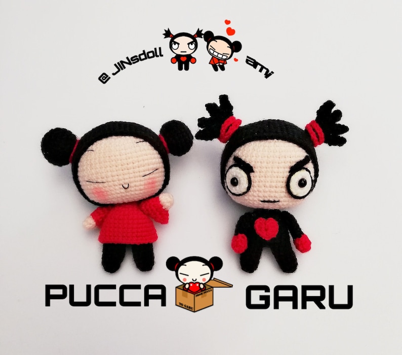 Chinese Doll Pucca x Garu Crochet Doll Pattern Amigurumi Doll Pattern PDF Crochet Doll Pattern Instant Download