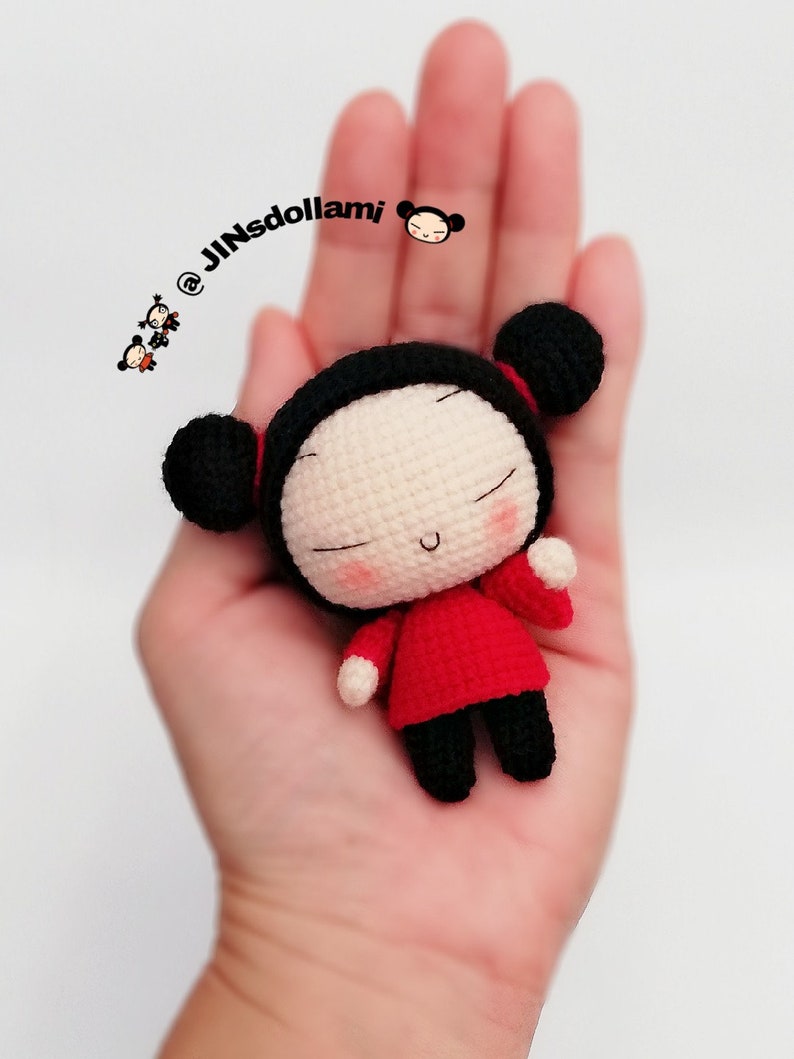 Chinese Doll Pucca x Garu Crochet Doll Pattern Amigurumi Doll Pattern PDF Crochet Doll Pattern Instant Download
