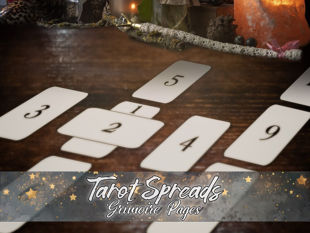 Quick and Easy Tarot Spreads for Beginners Grimoire Pages Etsy