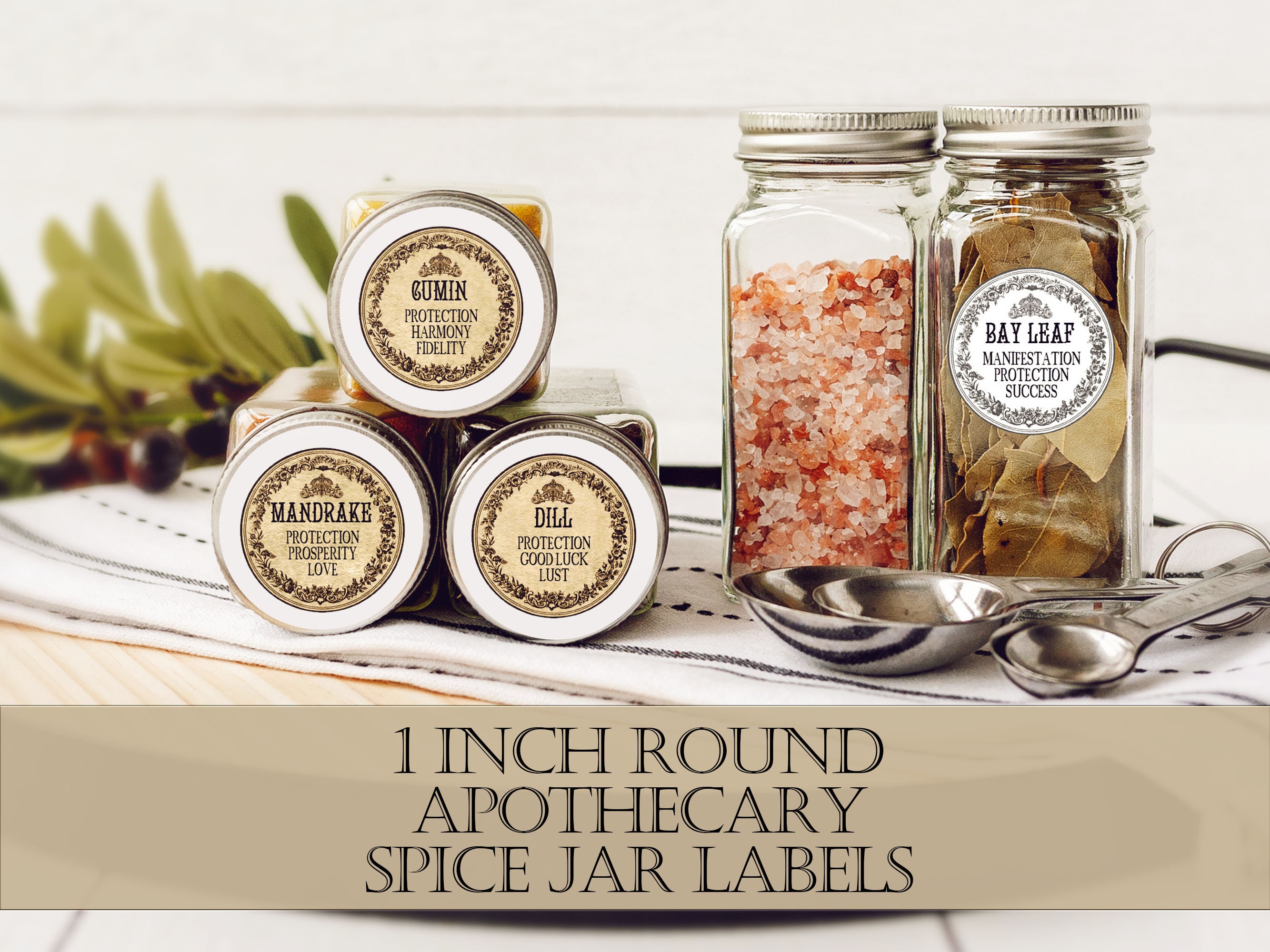 Cute Spice Jars Etsy