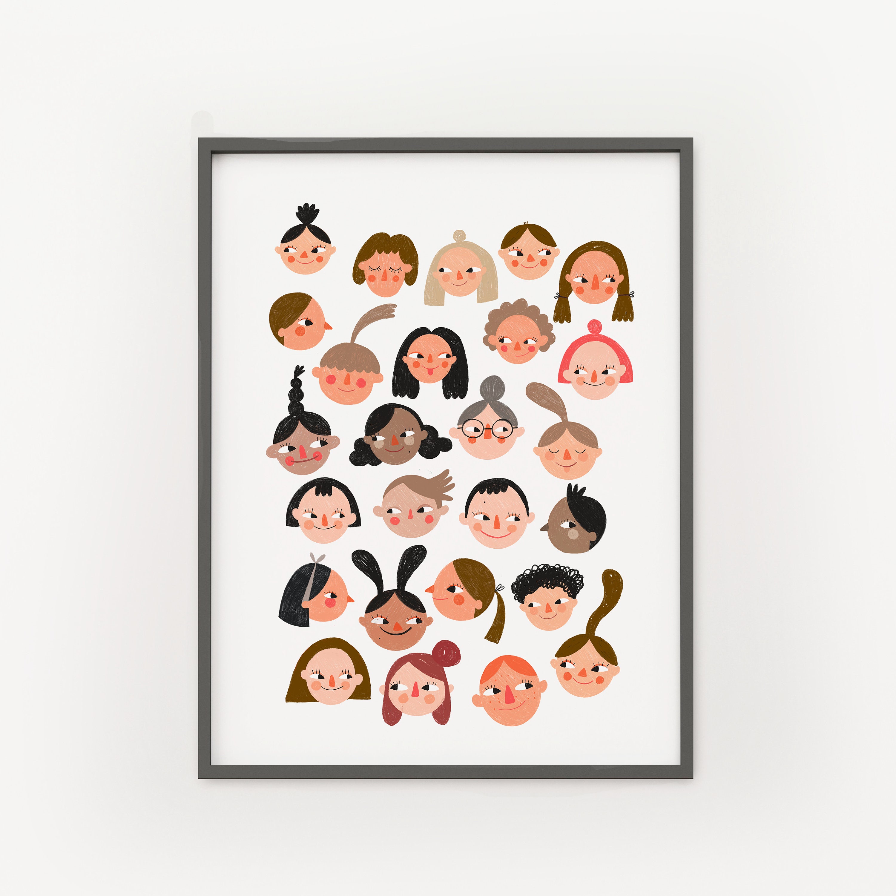 Decoración de vivero minimalista tonos neutros arte neutro | Etsy