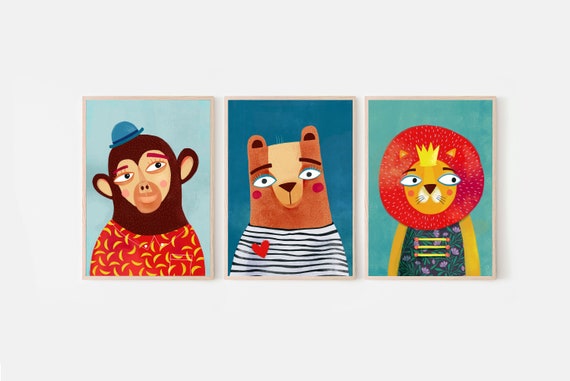 nursery wall art set of 3