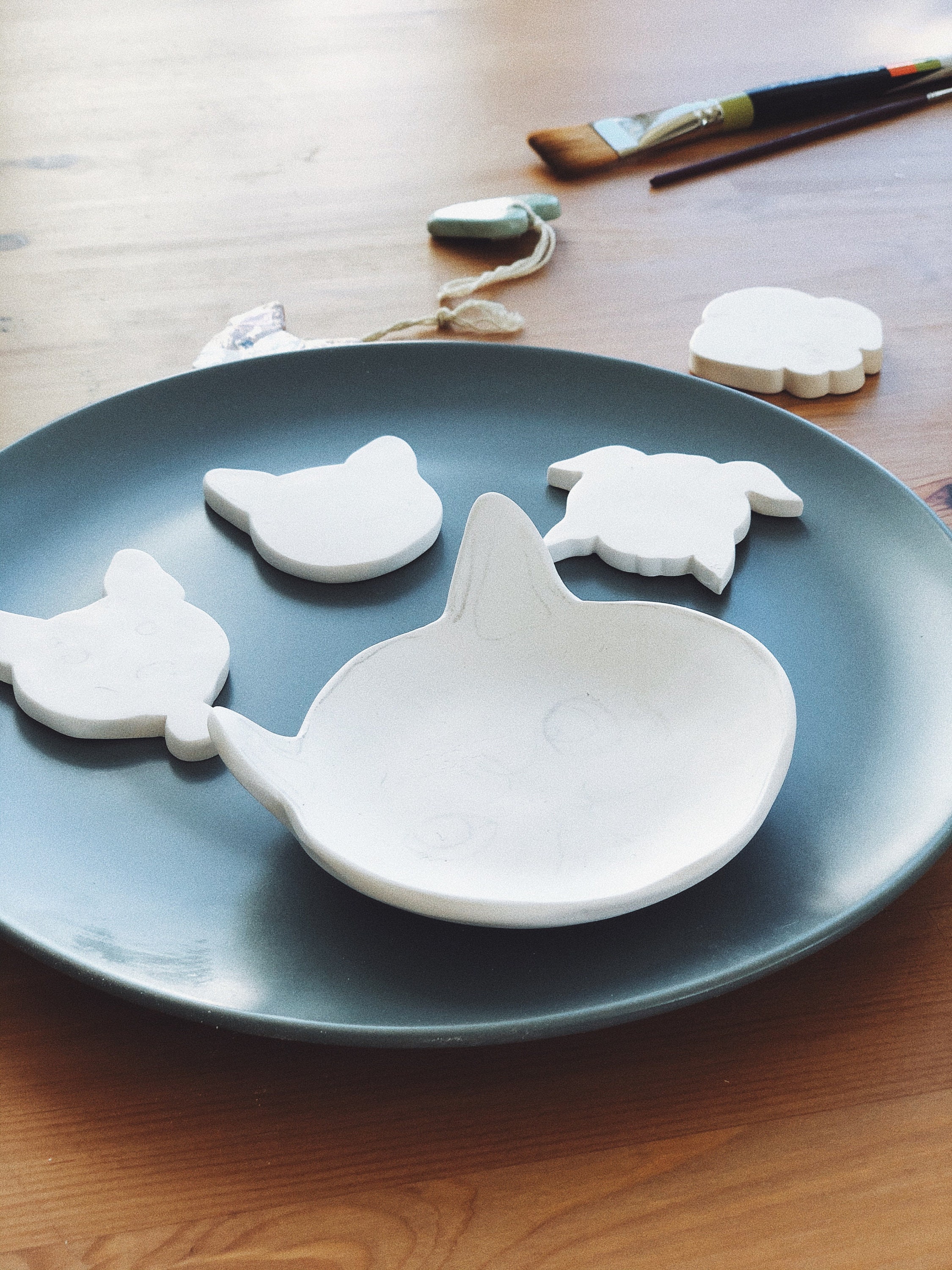 Customized Pet Portrait Clay Tray Etsy