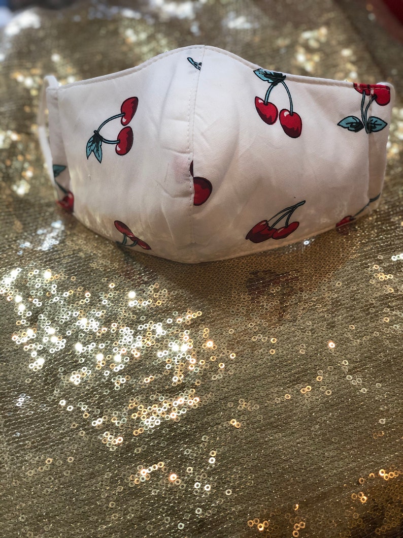 Cherry Bomb Adult Mask Etsy