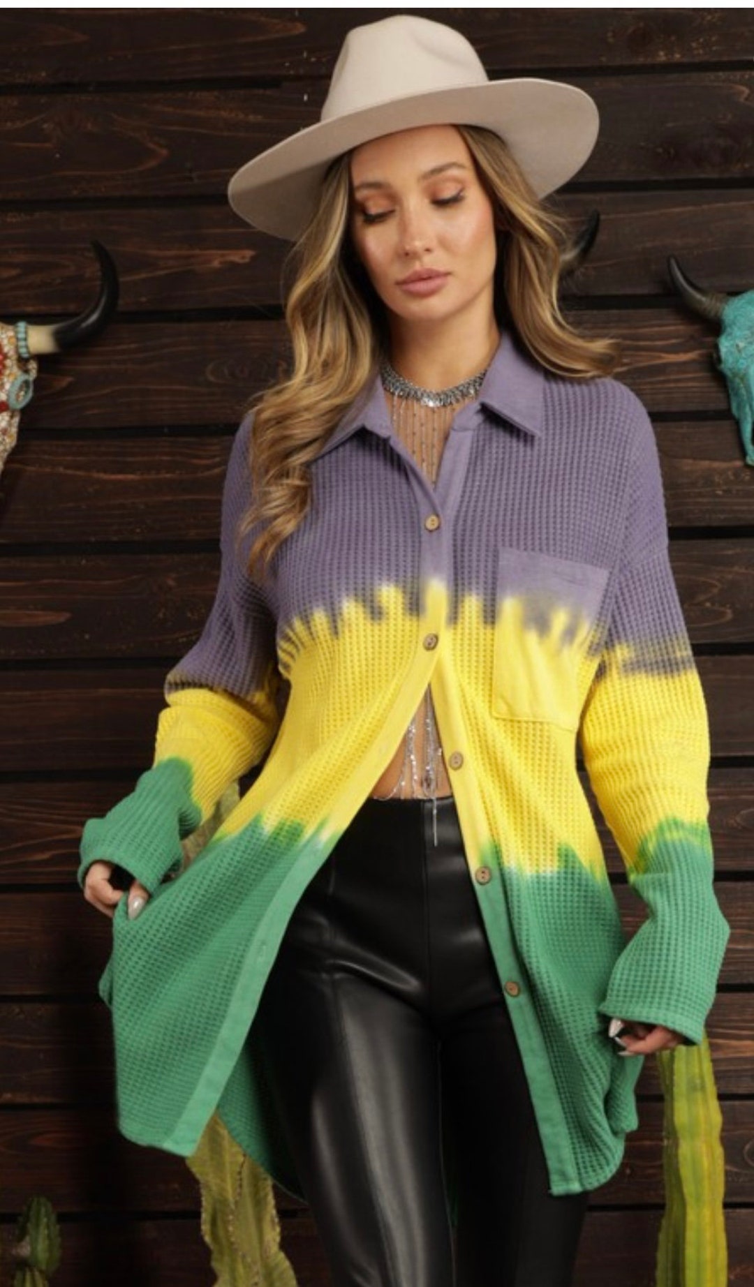mardi gras tie dye