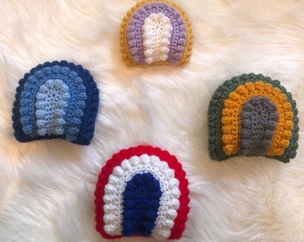 rainbow rattle // baby rattle // baby toy // baby girl gift // baby shower gift // baby boy gift // rainbow baby
