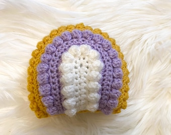 rainbow rattle // baby rattle // baby toy // baby girl gift // baby shower gift // baby boy gift // rainbow baby