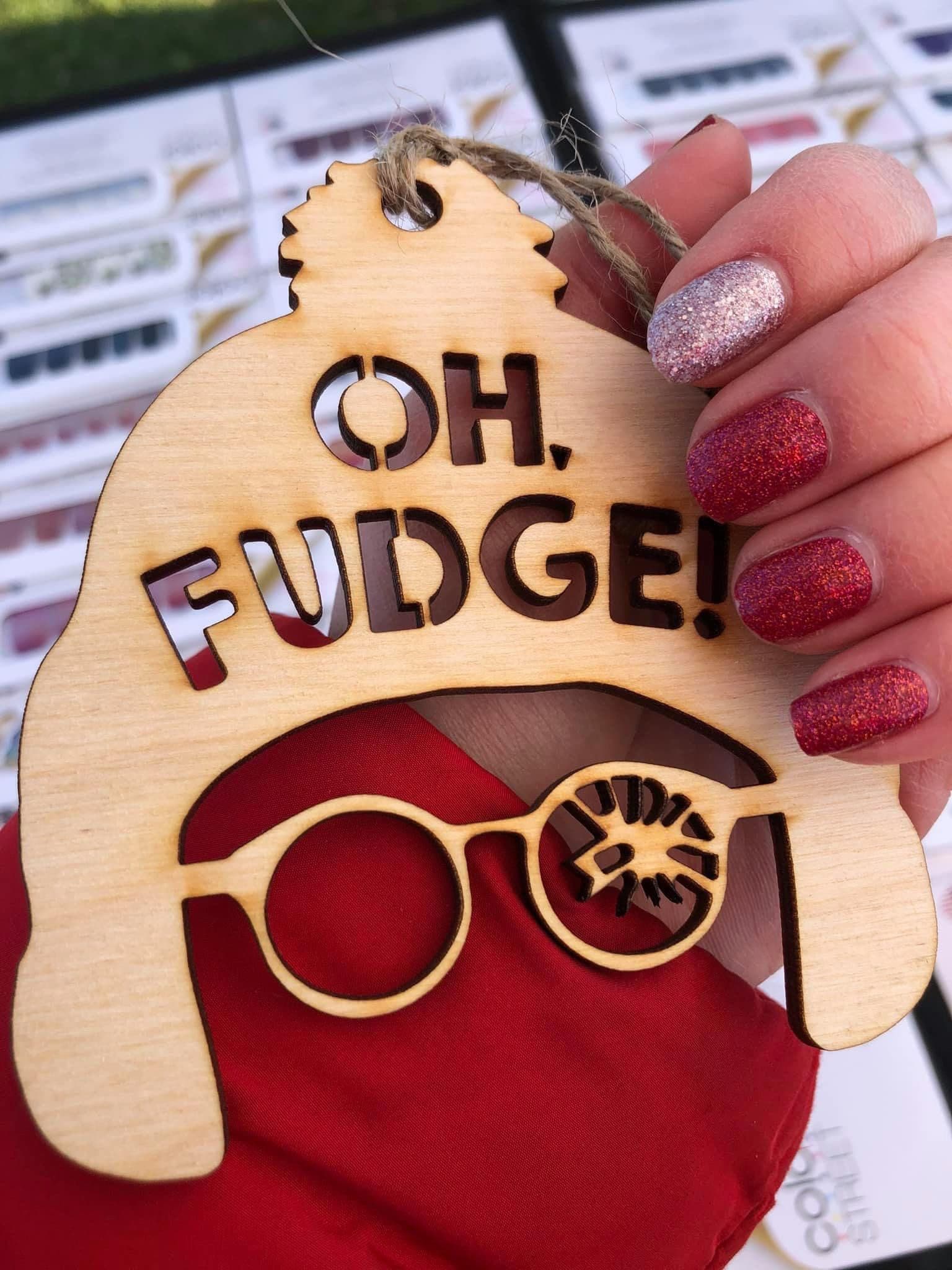 Oh Fudge A Christmas Story Laser Cut Wooden Ornament  Etsy