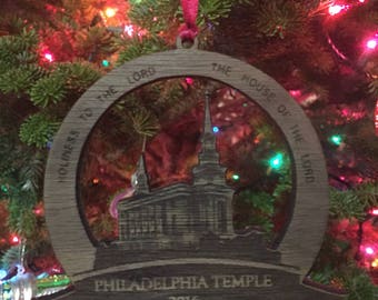 Philadelphia Temple Ornaments