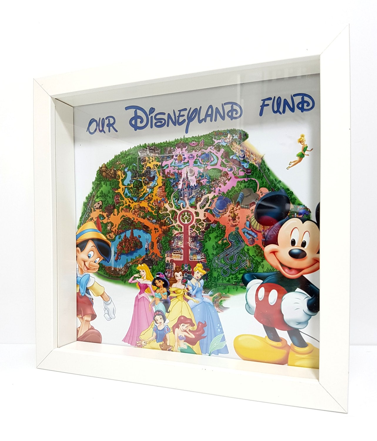 DISNEY Money Box frame / Saving money box / Saving Frame Etsy