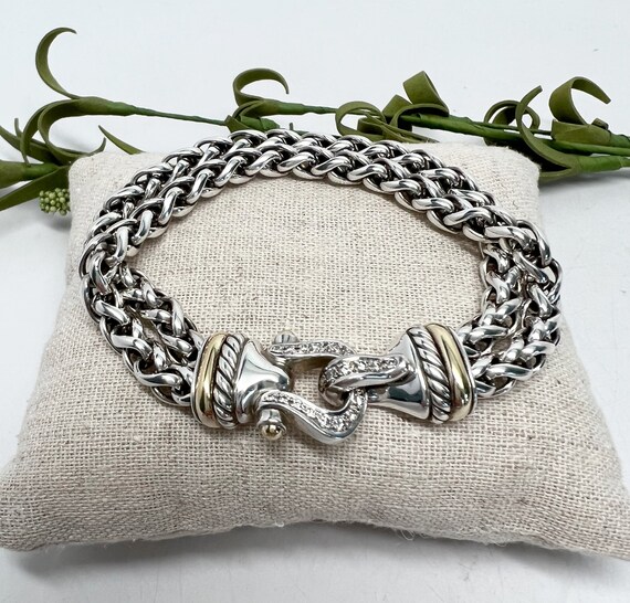 David Yurman Diamond Buckle Double 