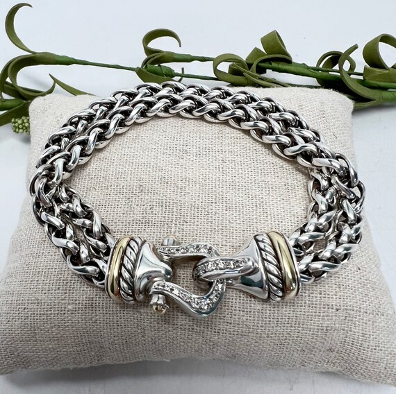 David Yurman Diamond Buckle Double 