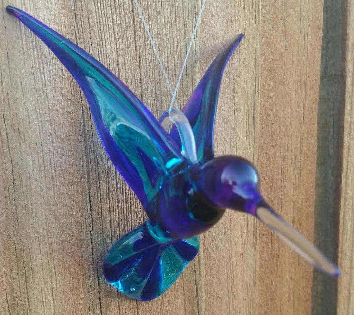 Inspirational Crystal Glass Hummingbird Dream Etsy
