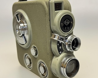 Caméra Eumig Double 8 Mm - Compacte Verte - Occasion Non Testée