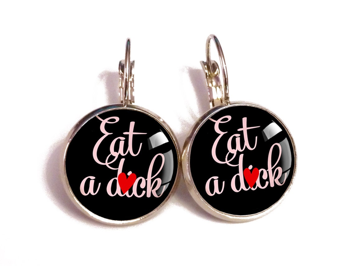 funny jewelry / rude quote earrings / tumblr aesthetic / Etsy