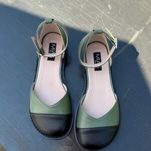 Women’s Barefoot Sandals, Mary Jane Flat Shoes, Black Leather Ballet Shoes, Summer Flat Sandals, Custom Width Shoes, Ankle Strap Shoes