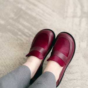 Womens barefoot loafer shoes, calfskin fur loafers, wide fit shoes, pink shoes, animal print leather shoes, ladies dress shoes