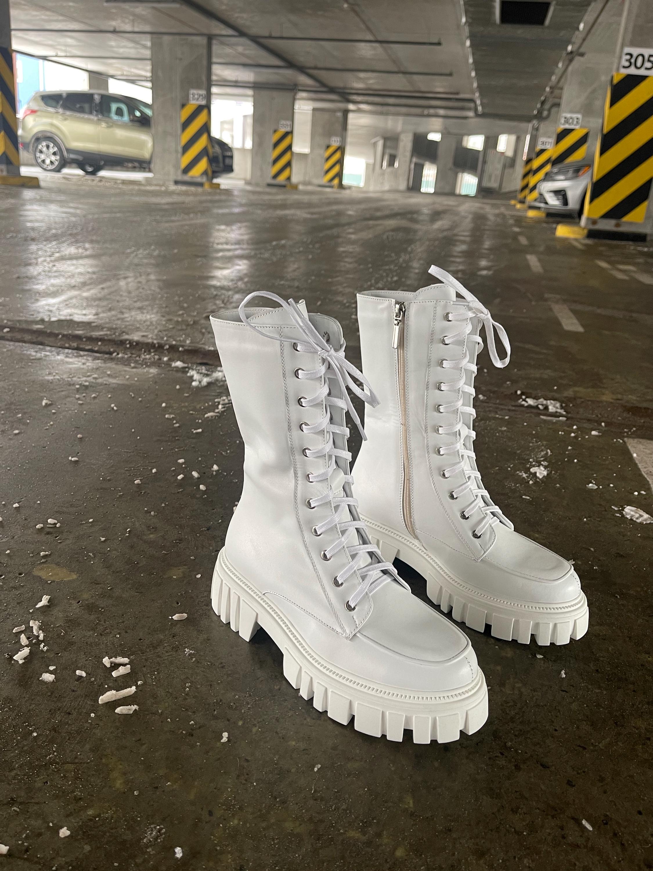 Botas Altas Botas Blancas Para Novias Botas De Plataforma Blancas