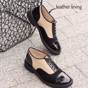 Women’s Genuine Leather Oxford Shoes, Suede Shoes, Patent Leather Shoes, Black Dress Shoes, Tie Shoes, Casual Shoes, Office Footwear