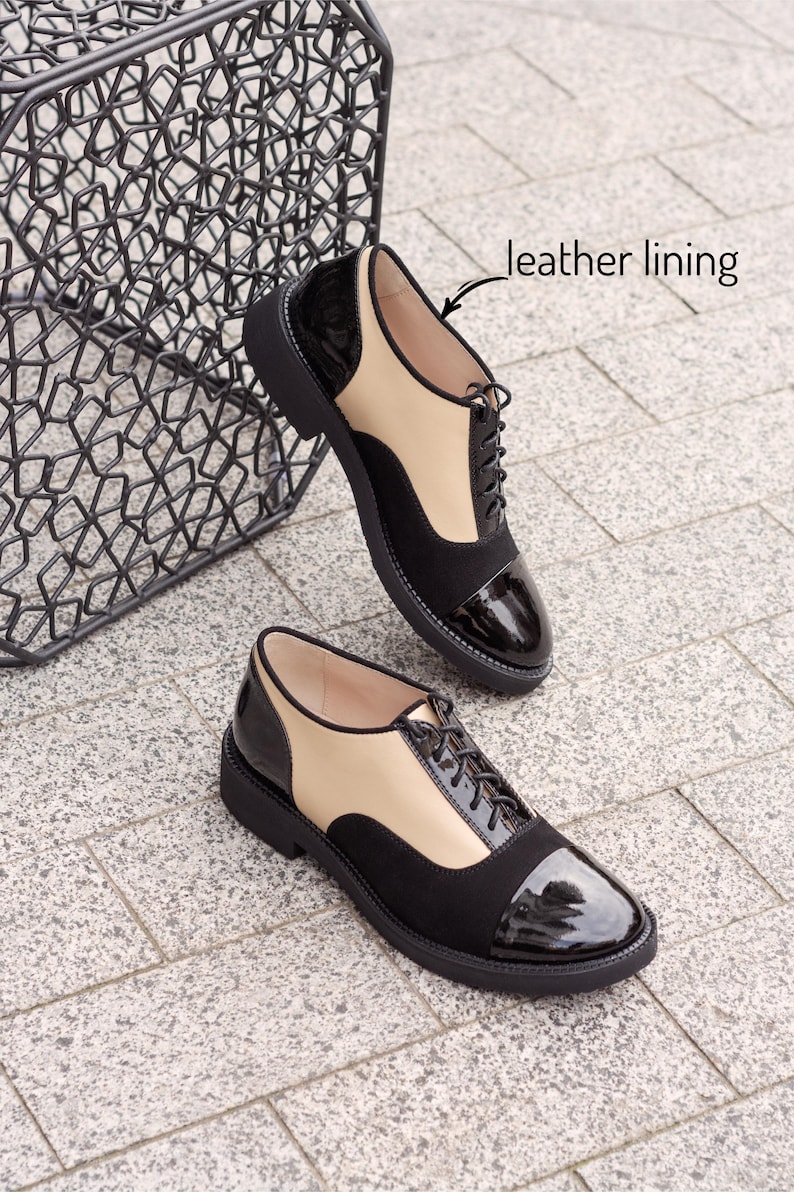 Women’s Genuine Leather Oxford Shoes, Suede Shoes, Patent Leather Shoes, Black Dress Shoes, Tie Shoes, Casual Shoes, Office Footwear