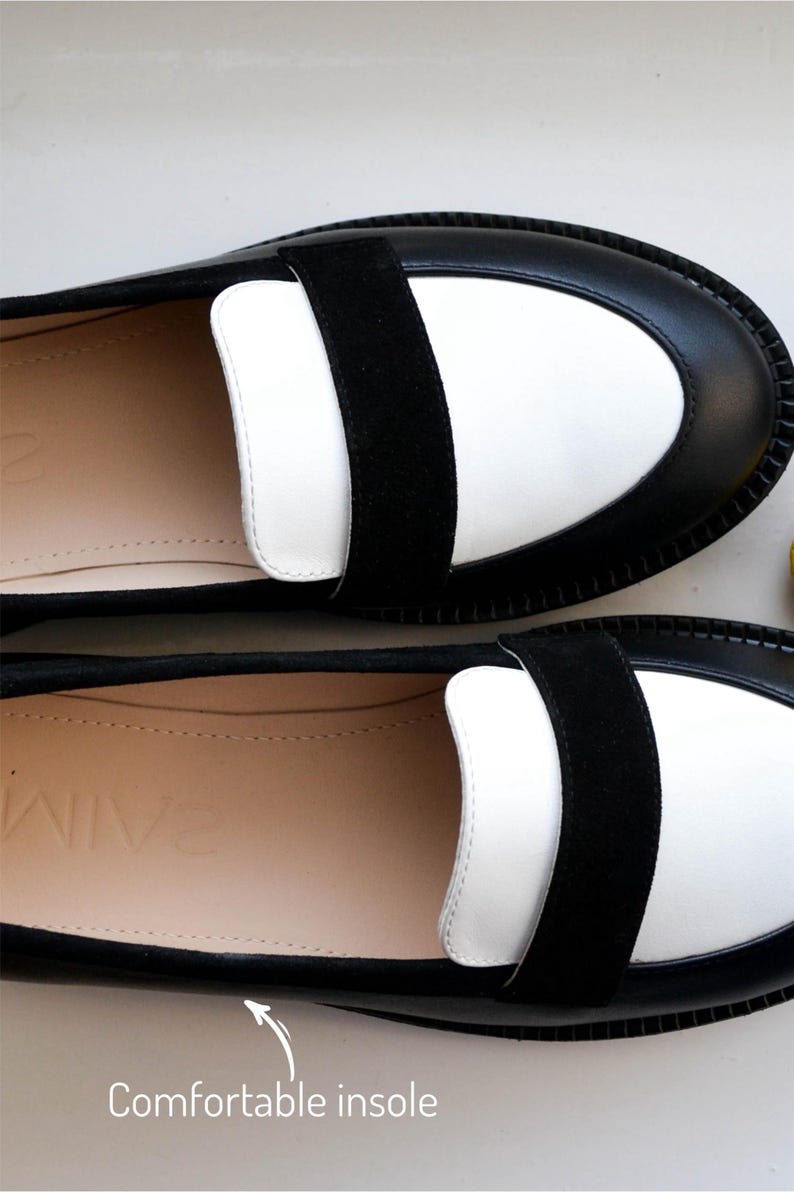 Leather women shoes, custom loafer shoes, barefoot vintage loafers, womens platform boots