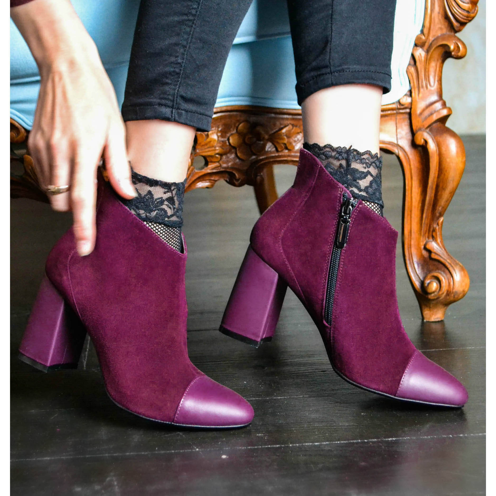 Women's Purple Boots & Booties