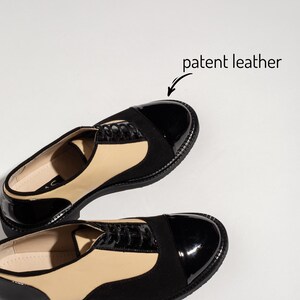 Women’s Genuine Leather Oxford Shoes, Suede Shoes, Patent Leather Shoes, Black Dress Shoes, Tie Shoes, Casual Shoes, Office Footwear